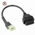 2021 Newest Obd Motorcycle Cable For Honda 4 Pin Cable Diagnostic Cable 4pin To Obd2 16 Pin Adapter - Diagnostic T