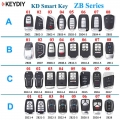 Keydiy Universal Smart Key Zb02-3/4 Zb01 Zb03 Zb04 Zb15 Zb21 Zb10 For Kd-x2 Car Key Remote Replacement Fit More Than 2000 Models