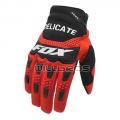 Delicate Fox MX Pawtector Mountain Bicycle Offroad Mens Racing Motocross Motorcycle Red Black Gloves|Gloves| - Ebikpro.co