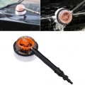 Car Wash Brush Auto Windshield Cleaning Foam Brush With Adapter 360 degree Rotating Hard Brush For Car Wash Accerssories|Sponges