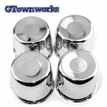 4pcs 108mm Push Through Center Caps For 4.25" Hub Cover Trailer/truck Rims Bore Tall 3.66" Car Hubcap Accessories - Hu