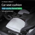 Car Seat Cushion Cover For Tesla Model 3/model Y Flannel Seat Cover Flannel Fabric Seat Cover Protects Car Seat Interior Accesso