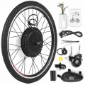 26x1.75'' Electric Bike Conversion Kit 48v 1000w Powerful Ebike Kit Brushless Controller Pas Signal Light Bike Brake Shi