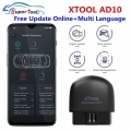 Xtool Ad10 Obd2 Bluetooth 4.2 Code Reader Work Four Systems Diagnosis Xtool Ad10 Hud Function,failure Warning,free Update Online