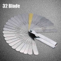 ZHUANGQIAO 32 Blades Feeler Gauge Metric Gap Filler 0.04 0.88mm Thickness Gage Tool For Motorcycle valve Measurement|Kickstarter