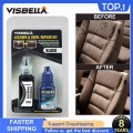 Visbella Liquid Leather Repair Kit Skin Refurbish Car Seat Sofa Coats Holes Scratch Cracks Shoes Remover Restoration Polish Care