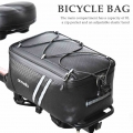 Bicycle Bag 8L Bike Saddle Bag Bike Tail Rear Bag MTB Bike Rack Trunk Bag With Durable Rainproof Cover Waterproof For Cycling|Bi