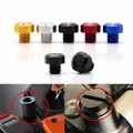 2Pcs Universal Motorcycle CNC M10*1.25 Mirror Hole Plug Screw Bolts Covers Caps Clockwise Screw For Honda Suzuki mirror|Side Mir