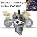 1PC Durable Aluminum Engine Carb Carburetor Stroke Mini Quad ATV Dirt MiniMoto Go Kart Buggy NEW Pocket Bike 47cc 49cc|Carburet