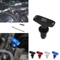 Car Universal Oil Dipstick Pull Handle Engine Oil Pullhandle Aluminum Billet Automobile Replacement Modification Decoration - Oi