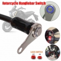 Aluminum Alloy LED Motorcycle Switch ON OFF Handlebar Adjustable Mount Waterproof Switches Button DC12V Fog Light Motorcycle|Mot