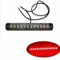 Red LED Side Marker Light Trailer Police Strobe Flash Light Dash Emergency Warning Lamp 12V 24V|Truck Light System| - Officema