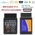 OBD2 Scanner ELM327 V1.5 ELM 327 V 1 5 Bluetooth Compatible 4.0 OBD 2 Auto Car Diagnostic Tool OBD2 Code Reader OBD2 Android IOS