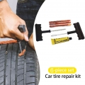 6pcs Motorcycle Car Tire Repair Tools Tubeless Tyre Puncture Repair Plug Kit Needle Patch Fix Tool|Tire Repair Tools| - Office