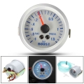 2'' 52mm Car Truck Mechanical Boost Turbo Vacuum Pointer Gauge BAR Blue LED White Phantom Universal 12V Boost Meter Type