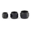 Black AN6 AN8 AN10 Adapter Female Flare End Cap Plug Tube Nut Hexagon Head Port Blanking Plugs Cap Lock Hose Connector Fitting|