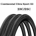 Continental Ultra Sport Iii Road Wire Tyres 23c 25c 28c Bicycle Tyre Bike Unfoldable Tire Cycling Wheels - Bicycle Tires -