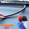 1.6m Car Dashboard Sealing Strips Auto Interior Sound Insulation Weatherstrip Dashboard Rubber Strip Stickers Moulding Styling -