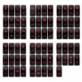 12v 20a Red Led Light Spot Lights Bar Rocker Switch For Car Boat Marine Arb/carling/narva/4x4 Style Waterproof Ip68