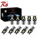 10x T10 Led W5w Led Car Drl 3030 3smd 194 168 Position Lights Reading Interior Lamp Canbus 12v 6500k White Yellow Polarity Free