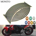 2019 Motorcycle Wheel Stickers Motocross Reflective Decals Rim Tape Strip For Honda Africa Twin Crf1000l Cbf 1000 Cb600f Cbf 600