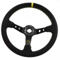 Spsld Refitting Racing 14 Inch 350mm Deep Concave Drift Steering Wheel / Suede Steering Wheel - Steering Wheels & Steering W