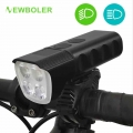 NEWBOLER 4 LED Bicycle Headlight 6400mAh Powerful Bike Light Front 1600 Lumens USB Bike Flashlight Waterproof Cycling Lamp Torch