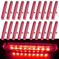 20pcs Red 24V 9LED Bus/Truck/Trailer/Truck Waterproof LED Lights Side Marker Light LED Light Tail indicator Parking lamps|Truck