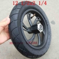 Motorcycle accessories 12 1/2X2 1/4 Wheel Tire & Inner Tube & Rim Set fits electric scooters E bike folding bicycles|Ty