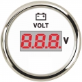 52MM Gauge Voltmeter 8 32V Volt Meter Auto Universal Voltage For Marine Boat Automobile Truck Motorcycle Accessories 12V 24V|Vol