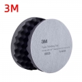 2 Pcs American 3M 05725 Sponge Ball 8 Inch Black 200mm Wave Disc Car Polishing Wheel Self adhesive Flocking Fine Sponge|Polishin