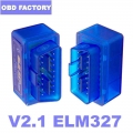 V2.1 ELM327 Bluetooth ELM 327 OBD2 Scanner ELM327 OBDII Code Reader ELM 327 Bluetooth Adapter ELM 327 BT for Android/PC|Car Diag