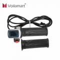 Voilamart 48V 1Pair Electric Bicycle Speed Control Twist Throttle Grip Kit with LCD Display Ebike Conversion Accessories|Electri