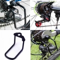 Steel Bicycle Derailleur Protector Mountain Road Bike Gear Rear Derailleur Chain Protection Rear Wheel Iron Frame Bike Accessory