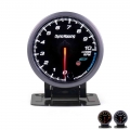 Dynoracing 60mm Car Auto Tachometer 0-10000 Rpm Gauge Rpm Black Face Meter With White & Amber Lighting Car Meter - Tachomete