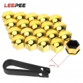 LEEPEE 20 Pieces 17mm/19mm Car Wheel Nut Caps Auto Hub Screw Cover Auto Trim Tyre Nut Bolt Protection Covers Caps|Nuts & Bol