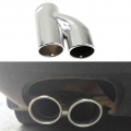 1pcs Double Exhaust Muffler Tail Pipe Tip Tailpipe For Skoda Octavia 2007 2010 2011 2012 2013 2014|Mufflers| - ebikpro.c