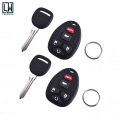 2 For 2008 2009 2010 2011 2012 Chevrolet Malibu Keyless Remote Car Fob + Key - Car Key - ebikpro.com