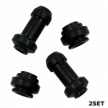 2SET Motorcycle Scooter Brake Upper & Lower Pump Caliper Shock Absorber Sleeve Dust Cover Rubber Disc Brake Pump Waterproof