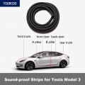 Car Modification Door Sound Insulation Sealing Strip for Tesla Model 3 Front Rear Trunk Whole body Strip|Fillers, Adhesives &