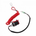 Boat Outboard Engine Motor Kill Stop Switch Motorboat Safety Tether Lanyard Cord Switch For Yamaha Marine Mercury Tohatsu qian|B