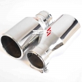 1PC All Kinds Of Sizes Universal Car Accessories 304 Stainless Steel Curly Flange Muffler Tip End Pipe For Toyota|Mufflers| -