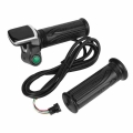 36V 48V Electric Bicycle Scooter Speed Throttle Handlebar Grip LCD Display with Switch E Bike Twist Throttle Accelerator|Electri