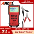 Ancel Bst100 Car Battery Tester Obd2 12v Cell 100-2000cca 30-220ah Battery System Detect Automotive Scanner Diagnostic Tool - Di