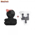Okeytech For Bmw Series 3 5 7 E38 E39 E36 Z3 Z4 Z8 X3 X5 3 Button Car Key Pad With Conductive Gasket Auto Accessories Rubber Pad
