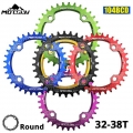 Motsuv 104bcd Round Narrow Wide Chainring Mtb Mountain Bike Bicycle 104bcd 32t 34t 36t 38t Crankset Tooth Plate Parts 104 Bcd -