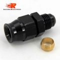 Aluminum AN6 male To 5/16" 3/8" Male Tubing Compression Oil Line Hose End Fitting Black Fuel Line Adaptor Cooler Adapt