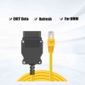 Enet Cable For Bmw F-series Icom Obd2 Coding Diagnostic Cable Data Cable Coding For Bmw Ethernet Easy To Plug Data Hidden - Diag