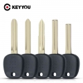 KEYYOU Uncut Key Blade Car Transponder Key Shell For Toyota Fit Lexus No Chip Fob Case Replacement TOY41 TOY43 TOY40 TOY47|Car K