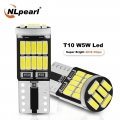 NLpearl 2/4x Signal Lamp T10 W5w Led Canbus 4014 SMD W5w Led 168 194 Auto Clearance Lights Led Reading Interior Light White 12V|